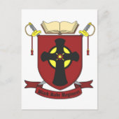 CARTE POSTALE RÉGIMENT ROBE NOIR (Devant)