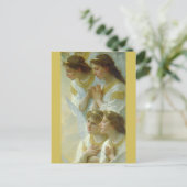 Carte Postale Regina Angelorum, Bouguereau 1900, détail Angels (Debout devant)