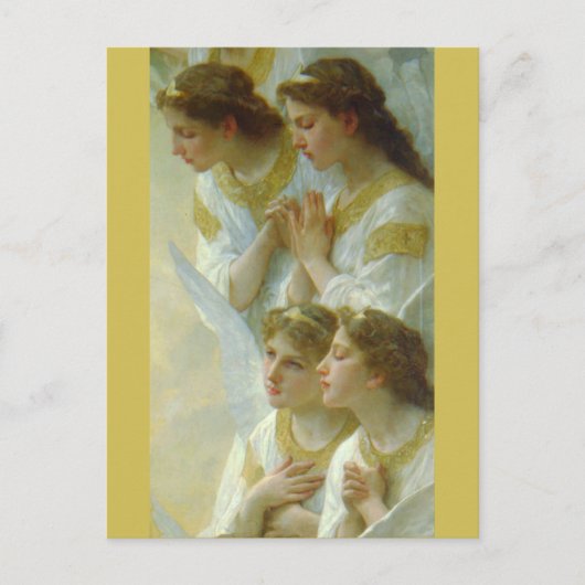 Carte Postale Regina Angelorum, Bouguereau 1900, détail Angels (Devant)