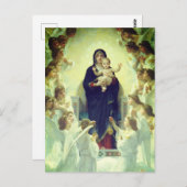 Carte Postale Regina Angelorum - William-Adolphe Bouguereau (Devant / Derrière)