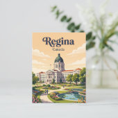 Carte Postale Régina, Canada (Debout devant)