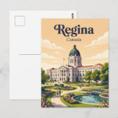 Carte Postale Régina, Canada (Devant / Derrière)