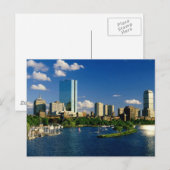 Carte Postale Région de Boston Back Bay (Devant / Derrière)