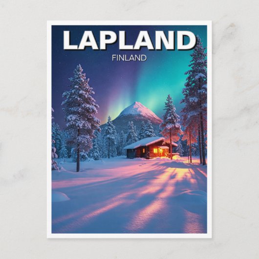 Carte Postale Région de la Finlande Voyage (Devant)