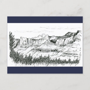 Carte Postale Région de moto de la montagne de Gooseberry