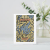 Carte Postale Région du lac Leech, Minnesota - Scènes à grandes  (Debout devant)