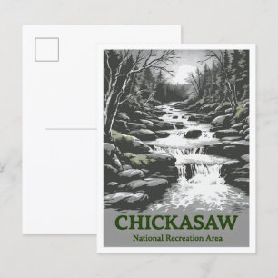 Carte Postale Région récréative nationale de Chickasaw Oklahoma 