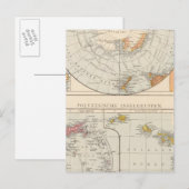 Carte Postale Région sub-polaire et Polynésie (Devant / Derrière)