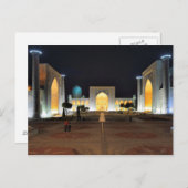 Carte postale Registan, Samarkand, Ouzbékistan (Devant / Derrière)