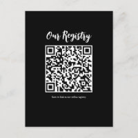 Registre de Mariage numérisable de code QR minimal