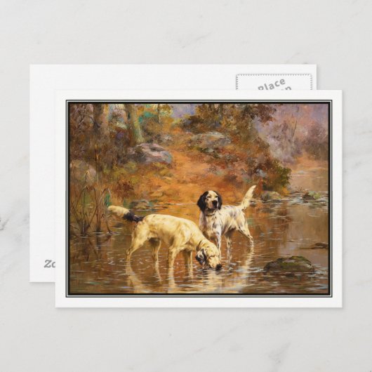 Carte Postale Réglage dans un flux de refroidissement par Perciv (Devant / Derrière)