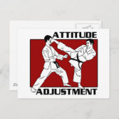 Carte Postale Réglage de l'assiette (Devant / Derrière)