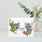 Carte Postale Règle de grenouilles (Debout devant)