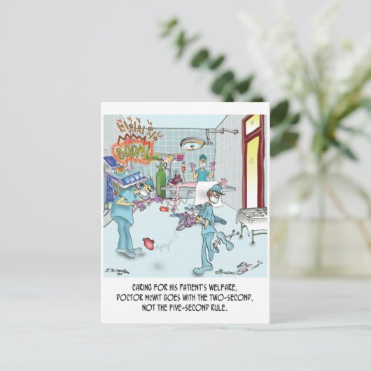 Carte Postale Règle des deux secondes dans la OR (Debout devant)