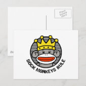 Carte Postale Règle des singes de réserve (Devant / Derrière)