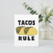 Carte Postale Règle des Tacos (Debout devant)