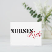 Carte Postale règle d'infirmières (Debout devant)