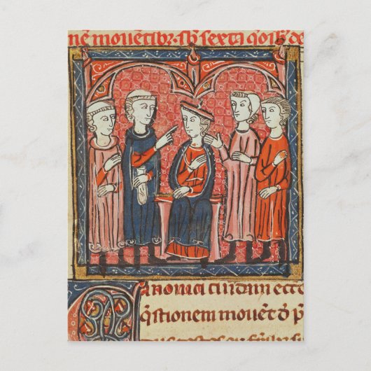 Carte Postale Réglementation monétaire, des Décrets de Gratien (Devant)