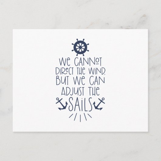 Carte Postale Régler Les Voiles (Devant)