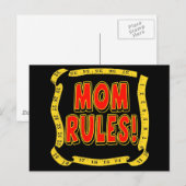 Carte Postale Règles de maman (Devant / Derrière)