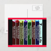 Carte Postale règles, devis, paroles (Devant / Derrière)