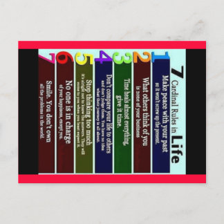 Carte Postale règles, devis, paroles