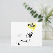 Carte Postale Règles du Pug (Debout devant)
