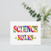 Carte Postale Règles scientifiques (Debout devant)