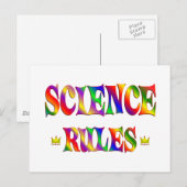 Carte Postale Règles scientifiques (Devant / Derrière)