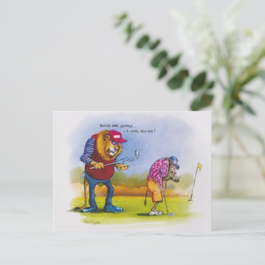 Carte Postale Règles simples (Debout devant)