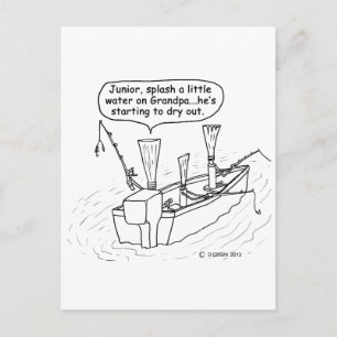 Carte Postale Règnes de pêche