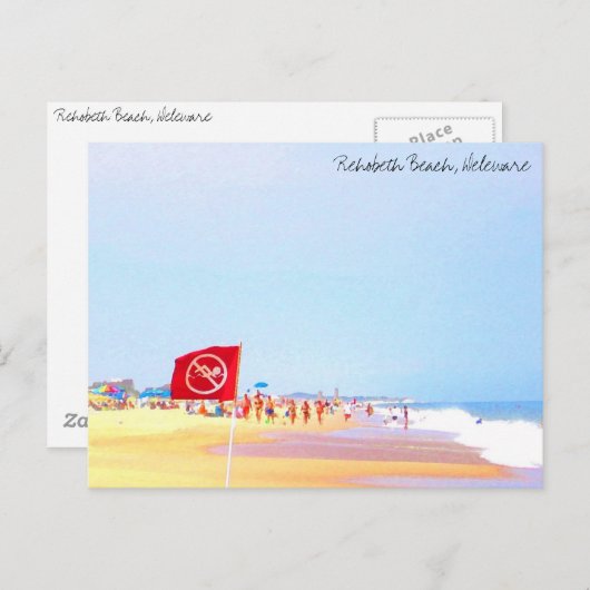 Carte postale Rehobeth Beach (Devant / Derrière)