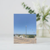 Carte Postale Rehoboth Beach Boardwalk Seaguls Sky Ocean Photo (Debout devant)