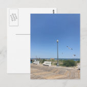 Carte Postale Rehoboth Beach Boardwalk Seaguls Sky Ocean Photo (Devant / Derrière)