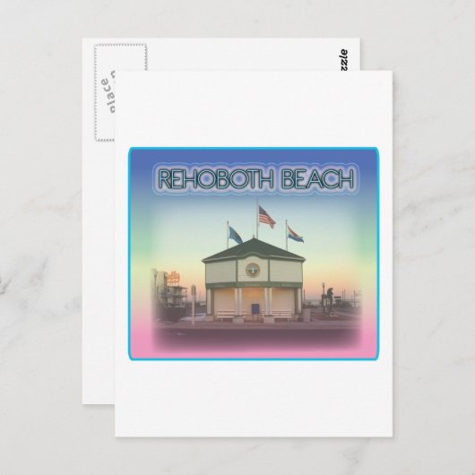 Carte Postale Rehoboth Beach Delaware - Rehoboth Ave Scene (Devant / Derrière)