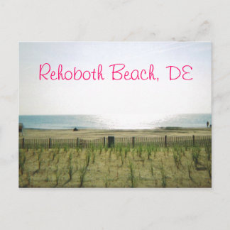 Carte postale Rehoboth Beach - encre rose