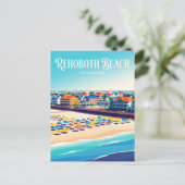 Carte Postale Rehoboth Beach États-Unis (Debout devant)