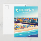 Carte Postale Rehoboth Beach États-Unis (Devant / Derrière)
