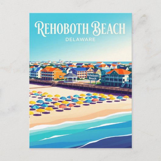 Carte Postale Rehoboth Beach États-Unis (Devant)