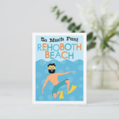 Carte Postale Rehoboth Beach Fun Hipster Travel (Debout devant)