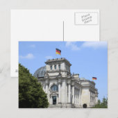 Carte Postale Reichstag, Berlin, Allemagne 2 (Devant / Derrière)