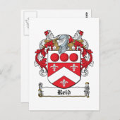 Carte Postale Reid Family Crest (Devant / Derrière)