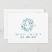 Carte postale Reiki (Devant / Derrière)