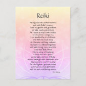 Carte Postale Reiki Connection Poem Art (Devant)