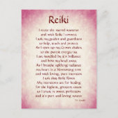 Carte Postale Reiki Connection poème art (Devant)