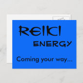 Carte Postale Reiki Energy, à votre façon... (Devant / Derrière)