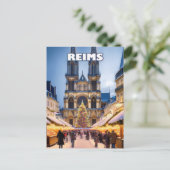 Carte Postale Reims Christmas Elegance (Debout devant)