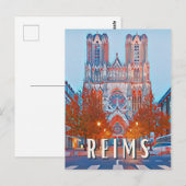 Carte Postale Reims Photo Vintage  (Devant / Derrière)