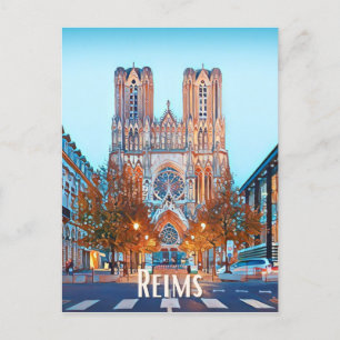 Carte Postale Reims Photo Vintage 