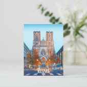 Carte Postale Reims Photo Vintage  (Debout devant)